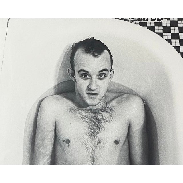 Contemporary 1991 “Tubshots” Keith Haring Exhibition Poster by Don Herron For Sale - Image 3 of 7