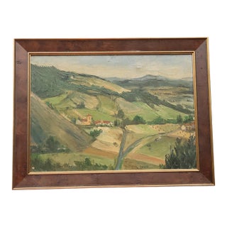 20th Century French Pasture Painting For Sale