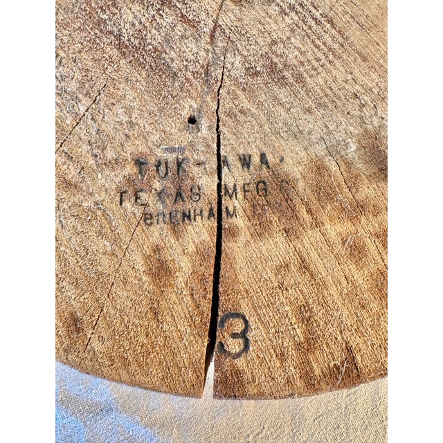 Early 20th Century Wood Tuk-Away Butcher Block For Sale - Image 10 of 12