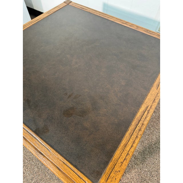 Mid 20th Century Mid 20th Century Ranch Oak Square Stand For Sale - Image 5 of 8