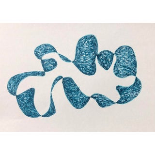 1980s William Glen Davis Atomic Drawing For Sale