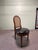 Mid 20th Century Vintage John Stuart Provincial Cane Back and Leather Dining Chairs For Sale - Image 5 of 9
