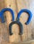 Vintage St. Pierre Royal Blue Drop-Forged Steel Pitching Horseshoes Outdoor Games -Set of 3 For Sale - Image 9 of 11