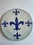 Large Round Blue and White Fleur De Lis Plate Trivet. This is also a beautiful addition to your plate wall! Combined...