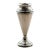 Vintage Traditional Silver Plated Fluted Trumpet Vase For Sale