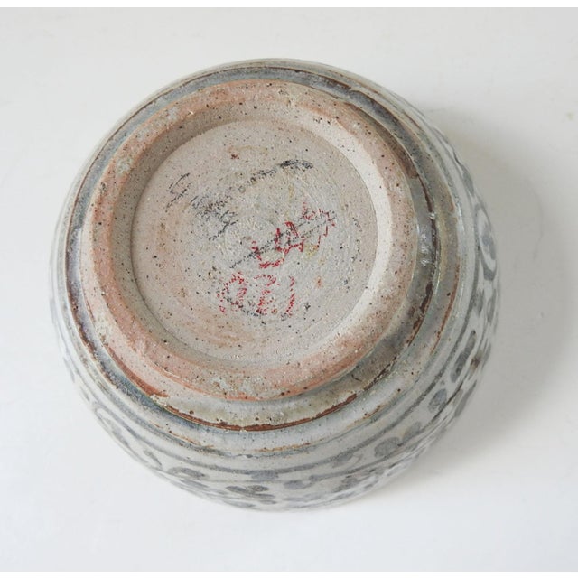 Antique 16th Century Asian Painted Bowl For Sale - Image 4 of 5