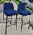 Metal West Elm Jack Metal Frame Bar Stool - Set of 2 For Sale - Image 7 of 11