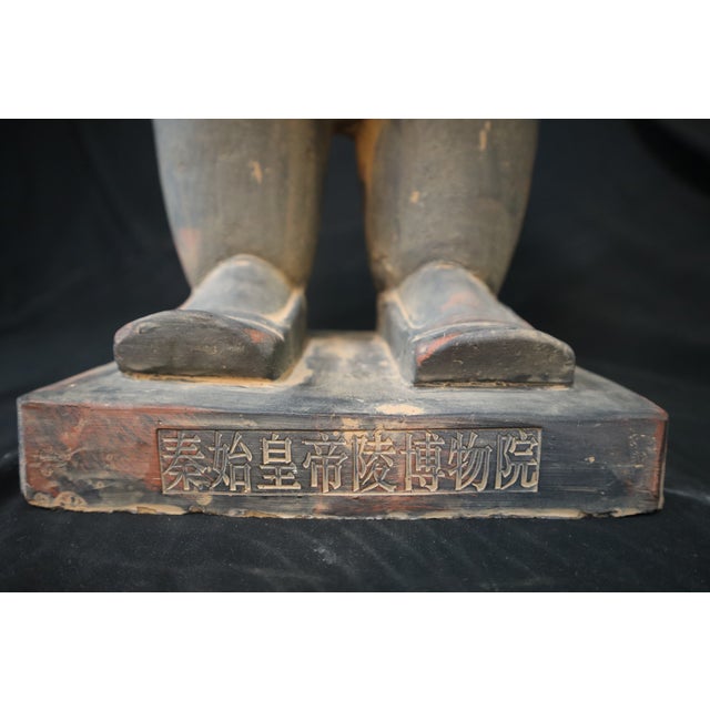 Gray Terracotta Warrior Replica High Ranking Officer Statue For Sale - Image 8 of 10