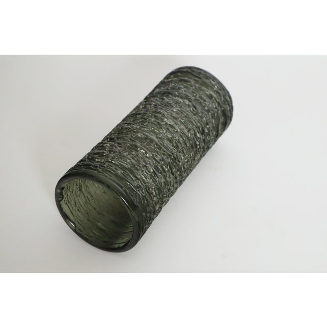 Brutalist Brutalist Vase in Gray-Green, Sweden, 1960s For Sale - Image 3 of 8