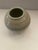 Late 19th Century Antique Wabi-Sabi Crackle Glaze Stoneware Storage Jar With Blue Brushwork For Sale - Image 5 of 11