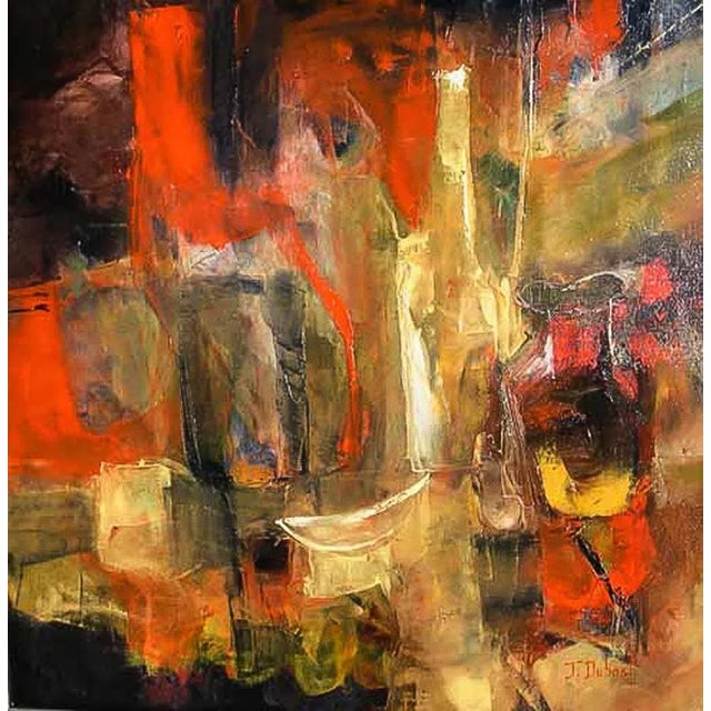 Josette Dubost, Présence d'Objets, 2016, Oil on Canvas For Sale - Image 3 of 3