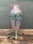 Vintage Patinated Metal Frame Glass Vase For Sale In West Palm - Image 6 of 12
