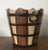 Antique 19th Century French Faux Bois Barrel Form Jardiniere with Ring Handles For Sale - Image 4 of 13