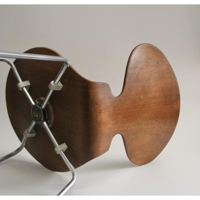 Brown Model 3100 Chair by A. Jacobsen for Fritz Hansen For Sale - Image 8 of 11