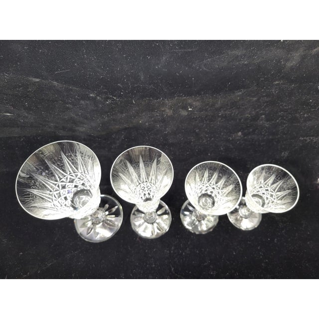 Glass Crystal Tarn Carafe and Glasses from Saint Louis, France, 1950s, Set of 49 For Sale - Image 7 of 18