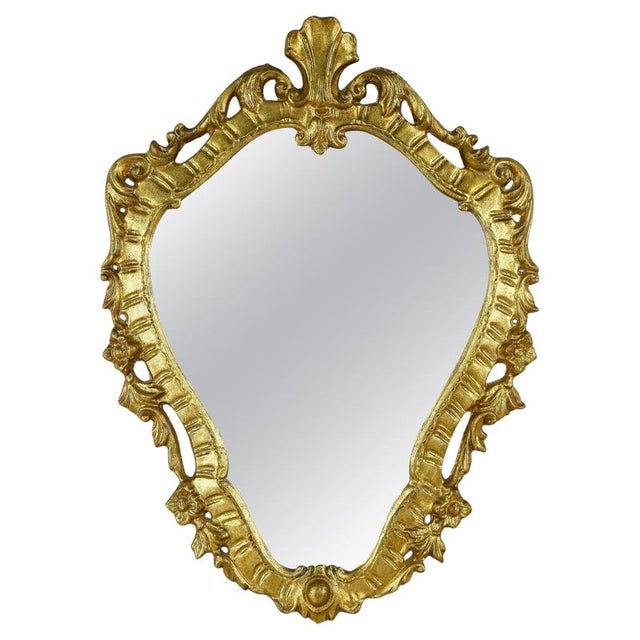 Baroque Handcarved Gilt Wall Mirror, Italy, 1790s For Sale - Image 18 of 18