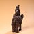 An exceptional, heavy solid-copper Chinese figurine depicting a monkey riding on an elephant — the classic auspicious...