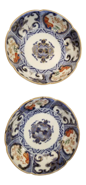 Pair of Antique Imari Bowls
