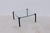 Glass and Metal Coffee Table, 1980 For Sale - Image 6 of 6