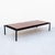 One of One 1960s California Modern Oak & Steel Floating Top Coffee Table For Sale - Image 12 of 12