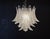 Mid-Century Modern Italian Murano Trasparent Felci Glass Chandelier, 1990 For Sale - Image 3 of 18