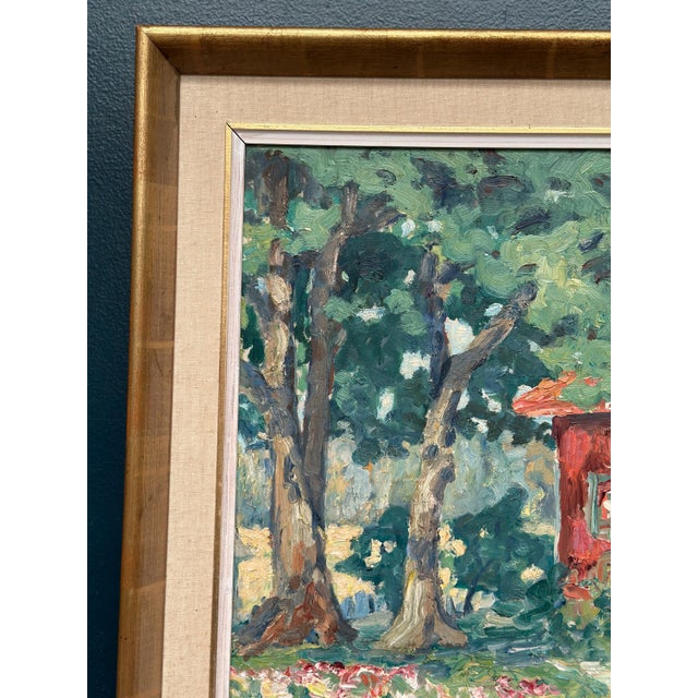 John Rosenqvist, House in Naantali, 1950s, Oil Painting on Board, Framed For Sale - Image 18 of 18