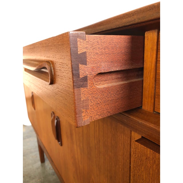 Brown 1960s Small G Plan Fresco Credenza For Sale - Image 8 of 8