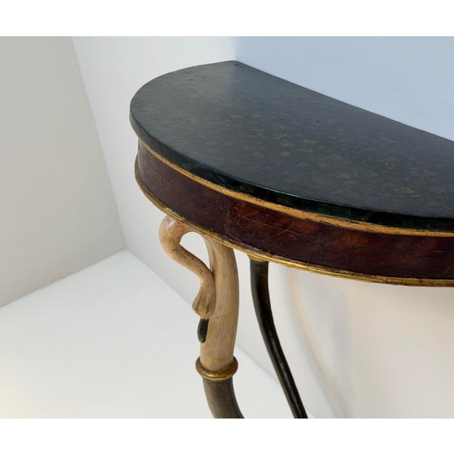 Empire Console Tables, Early 19th Century, Set of 2 For Sale - Image 4 of 7