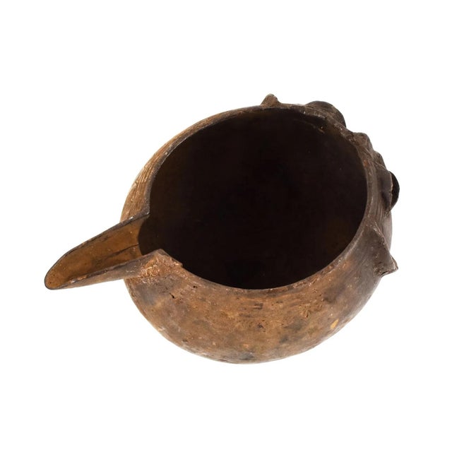 Early 20th Century Early 20th Century Shi Bashi Pitcher with Face For Sale - Image 5 of 7