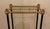 English Circa 1950s English Brass & Black Painted Cast Iron Stick Stand For Sale - Image 3 of 5