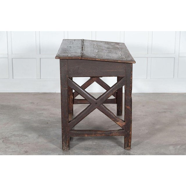 19th Century English Pine Clerks Desk, 1870s For Sale - Image 6 of 16