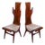 Pair of 1950s Flame Dining chairs by Dante la Torre for Pozzi, Italy For Sale