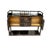 Chinese 1980s Black Lacquer Stand Console Table For Sale - Image 3 of 5