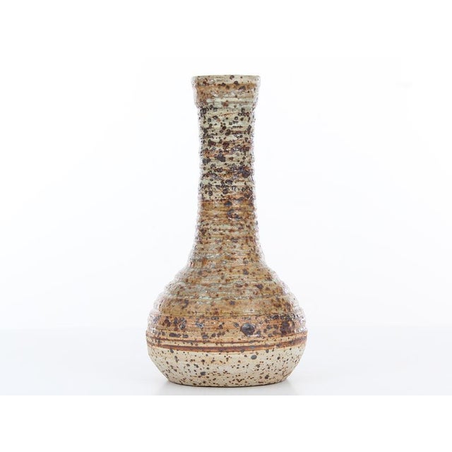 Mid-Century Modern Ceramic Vase by Tue Poulsen, 1960s For Sale - Image 6 of 6