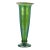 Loetz Blue Green Iridescent Art Glass Trumpet Vase For Sale