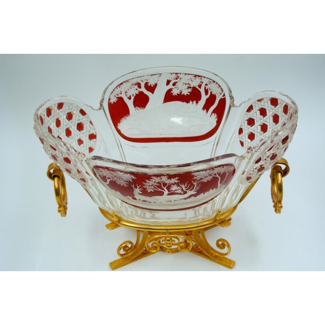 Cup in Gilt Bronze and Cut Crystal For Sale - Image 6 of 18
