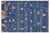 Shabby Chic Blue/Gray Wool&Silk Rug - 5'0'' X 7'2'' For Sale - Image 9 of 10