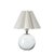2020s Regina Andrew Giorgio Crystal Mini Lamp, Polished Nickel with Linen Scalloped Shade For Sale - Image 5 of 5
