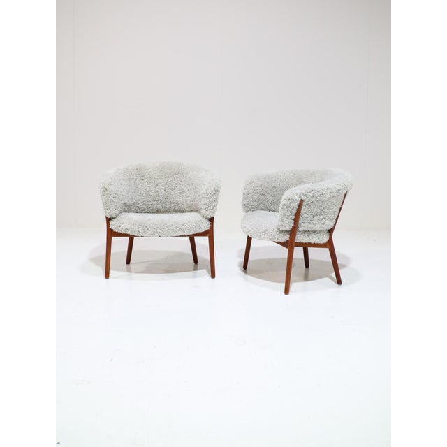 Model nd83 armchair designed by nanna ditzel for søren willadsen in denmark, 1952. This stylish and comfortable armchair...
