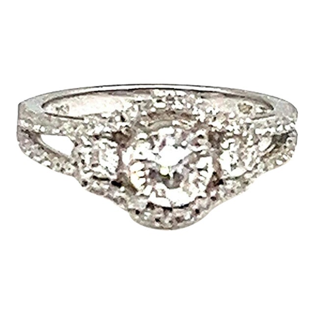 1.06 Ct Diamond Ring Size 6.5 For Sale