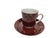 Vintage Polish Cup and Saucer from Wałbrzych Pottery, 1970s, Set of 2 For Sale - Image 4 of 13