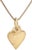 Just under 1/2" (0.49") height of cusped heart form and low rounded section with a nub at the bottom. The Viking heart in...