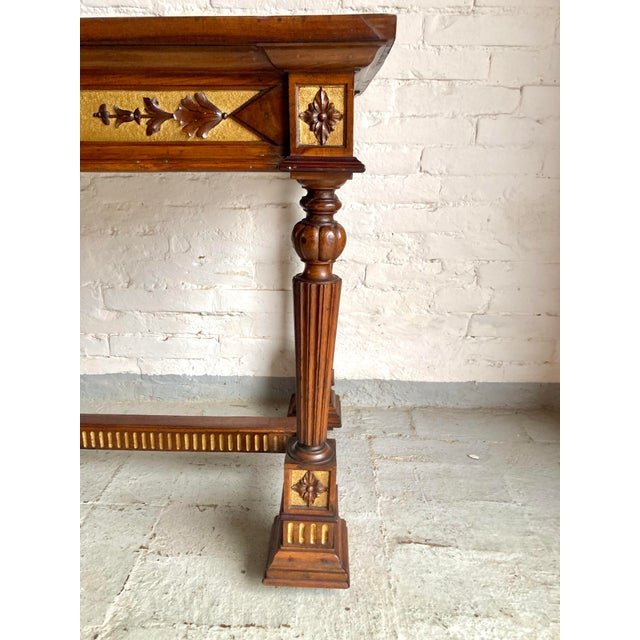 Neo-Renaissance Italian Desk, 1930s For Sale - Image 12 of 18