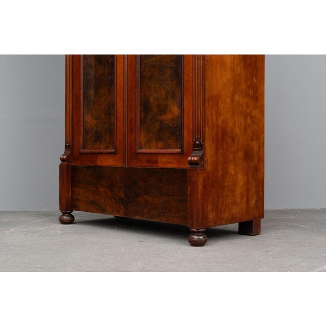 Gründerzeit Wardrobe in Walnut For Sale - Image 13 of 18