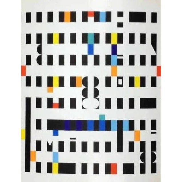 Yaacov Agam Original Serigraph-2 XXe Siecle 1971 For Sale