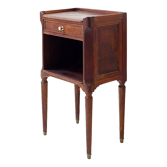 Antique Louis XVI Style Bedside Table For Sale