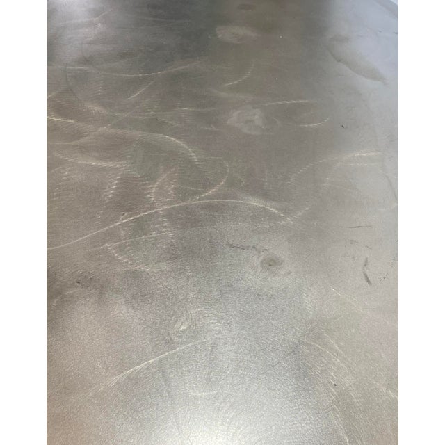 Iron and Steel Console, 1980s For Sale - Image 15 of 18