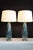 Mid 20th Century Mezza Murano Style Aqua Frost Lamps - a Pair For Sale - Image 14 of 14