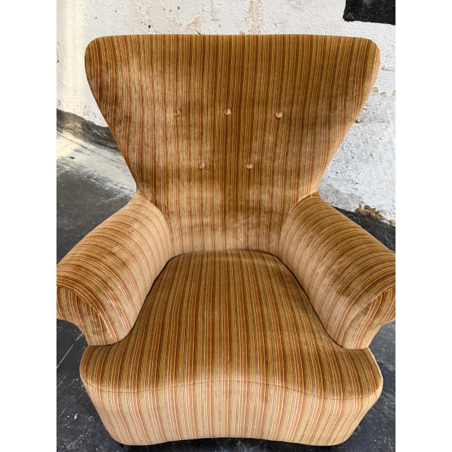Vintage Swedish Art Moderne Lounge Wing Chair C 1940 - Fully Restored For Sale In Atlanta - Image 6 of 10
