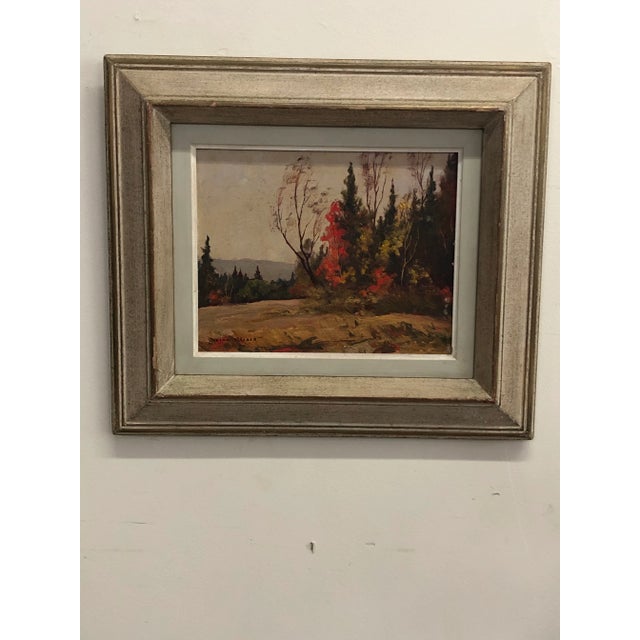 Impressionist Vivian Walker 1903-1972 Canadian Impressionist Autumn Landscape Oil Painting For Sale - Image 3 of 9